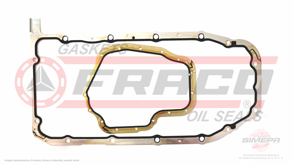 OSX-6040155 - EMPAQUE DE CARTER PARA CHEVROLET ASTRA L4 2.0 L 8 V. SOHC C20NE 2004-2006