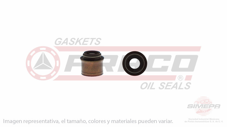 S-5240-V - (50 PIEZAS) SELLO DE VALVULA (RETEN) PARA MAZDA B2600 L4 2.6 L 8 V. SOHC 1989-1993
