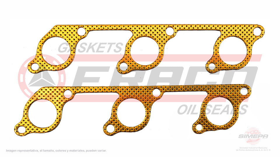MEX-2662085 - EMPAQUE MULTIPLE DE ESCAPE PARA FORD EXPLORER V6 4.0 L SOHC 12 V. SOHC 1997-2010