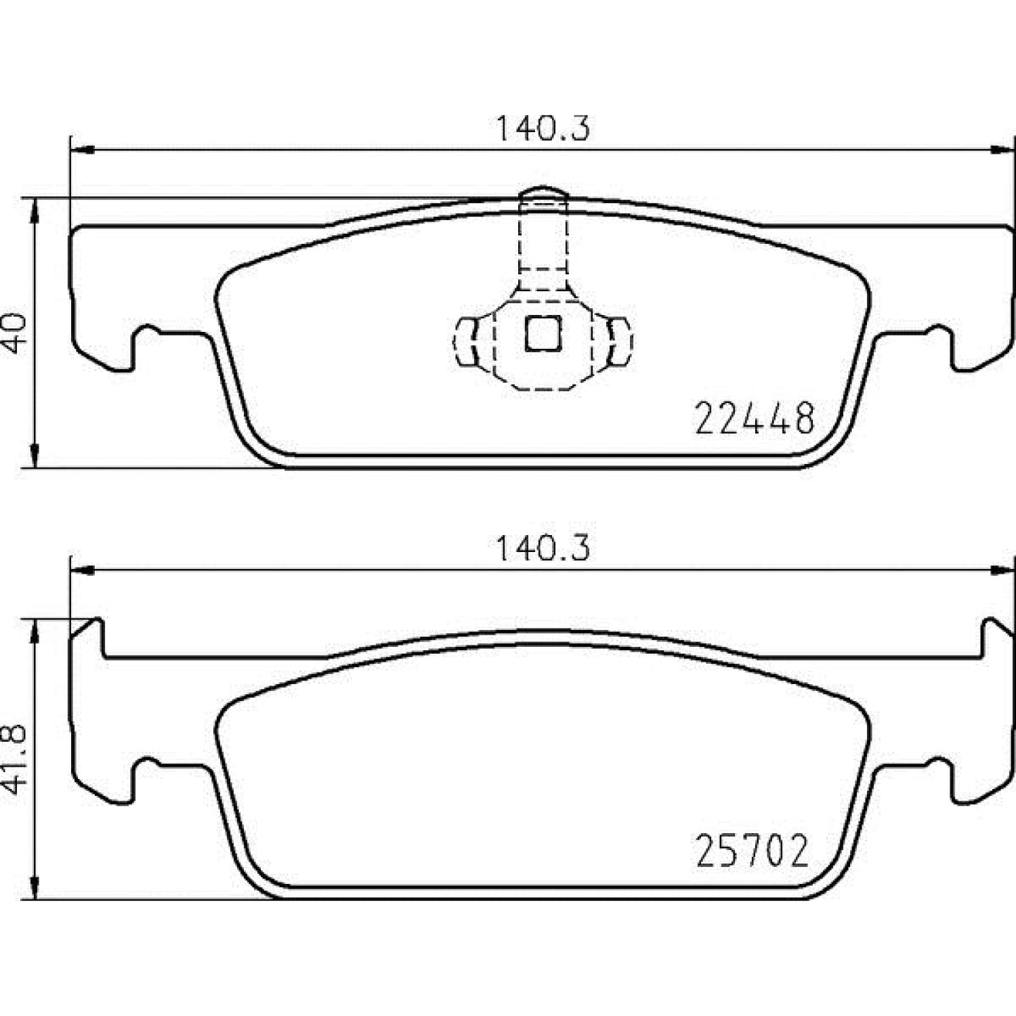 BRE-P68069 - BALATAS DELANTERAS PARA RENAULT LOGAN AUTHENTIQUE 2016-2018