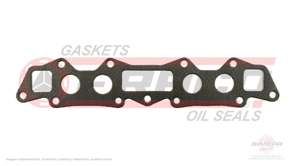 MSX-5840020 - EMPAQUE MULTIPLE DE ADMISION Y ESCAPE UNIDOS PARA NISSAN 1000 L4 1.0 L 8 V. OHV A10 1965-1971