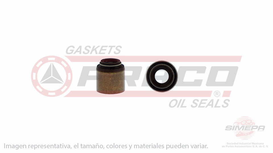 S-5216-V - (50 PIEZAS) SELLO DE VALVULA (RETEN) PARA NISSAN HIKARI L4 1.6 L E16 8 V. SOHC E16 I/S 1987-1992