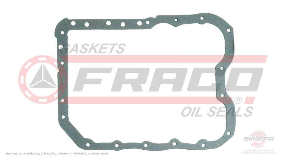 OSX-1140070 - EMPAQUE DE CARTER PARA DODGE AVENGER L4 2.0 L 16 V. DOHC ECN GEMA 2008-2011
