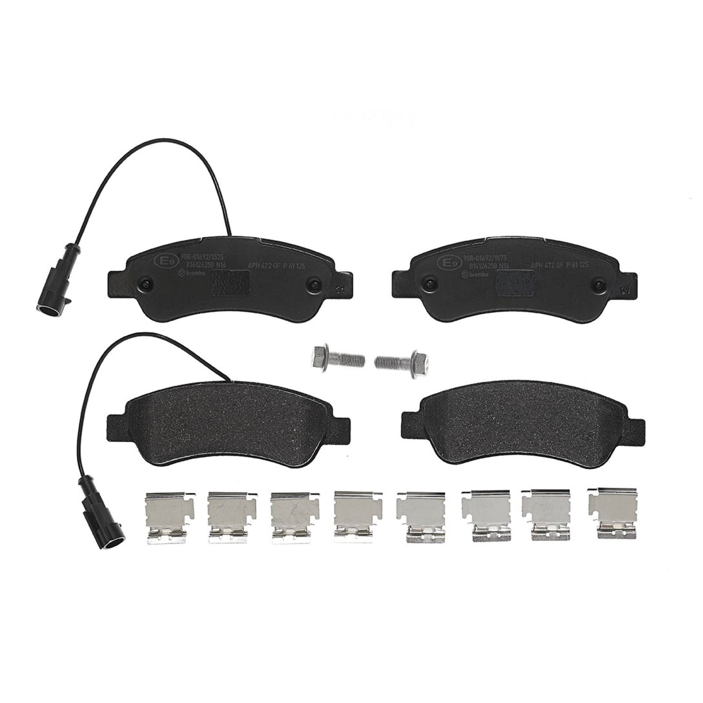 BRE-P61125 - BALATAS TRASERAS PARA FIAT DUCATO BASE 2008-2019