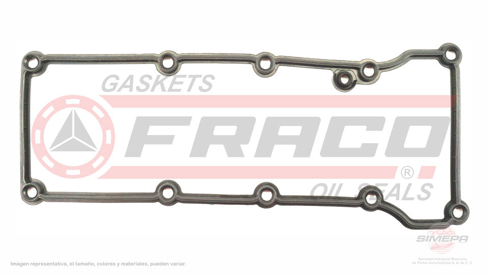 VSX-2640017 - EMPAQUE DE TAPA PUNTERIAS PARA FORD FIESTA L4 1.6 L SOHC 8 V. SOHC ZETEC-ROCAM 2001-2010