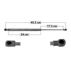 MANJ-51030 - AMORTIGUADOR 5TA PUERTA PARA FIAT 500 2009-2019 DERECHA/IZQUIERDA