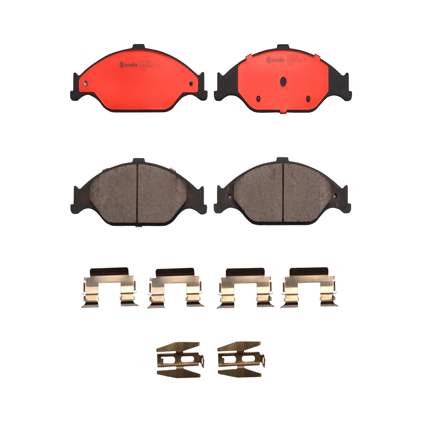 BRE-P24082N - BALATAS DELANTERAS PARA FORD MUSTANG BASE 1999-2004