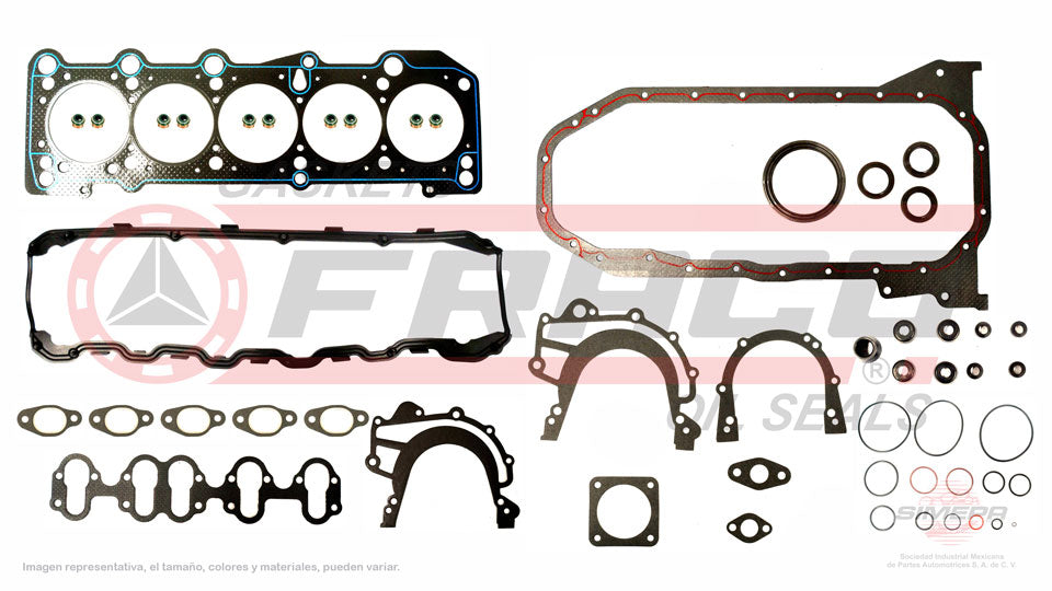 FSX-8650010 - JUEGO DE EMPAQUES PARA VOLKSWAGEN EUROVAN L5 2.5 L 10 V. SOHC 2004