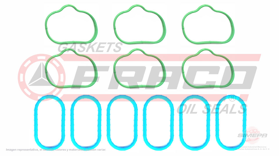 MIX-2662057 - EMPAQUE MULTIPLE DE ADMISION PARA FORD ESCAPE V6 3.0 L DOHC 24 V. DURATEC 2005-2008