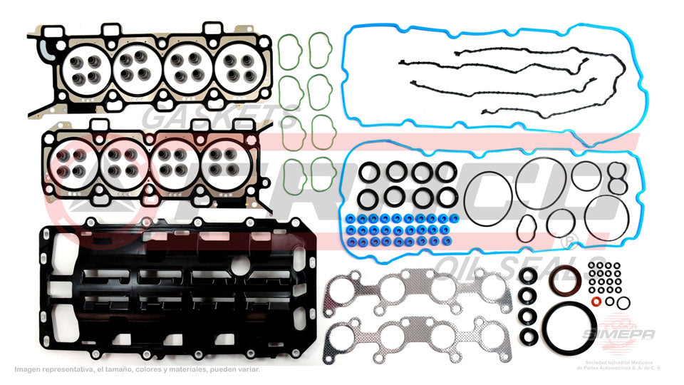 FSX-2682085 - JUEGO DE EMPAQUES PARA FORD F-150 V8 5.0 L DOHC 32 V. DOHC COYOTE 2011-2014