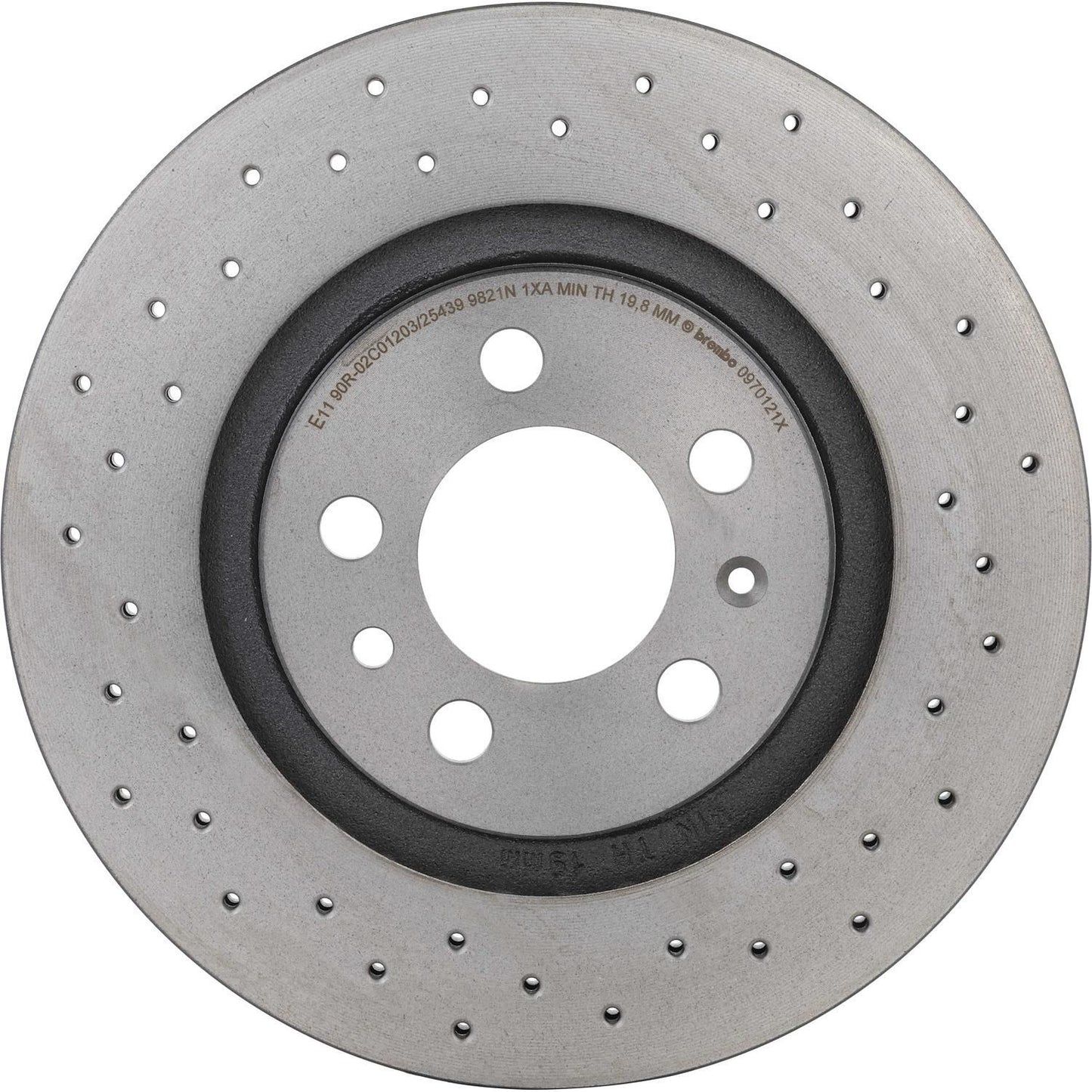 BRE-09.7012.1X - PAR DE DISCOS DE FRENO DELANTEROS PARA SEAT LEON SIGNO 2003-2004