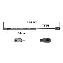 MANJ-1122 - AMORTIGUADOR CAJUELA PARA DODGE STRATUS 1995-2000
