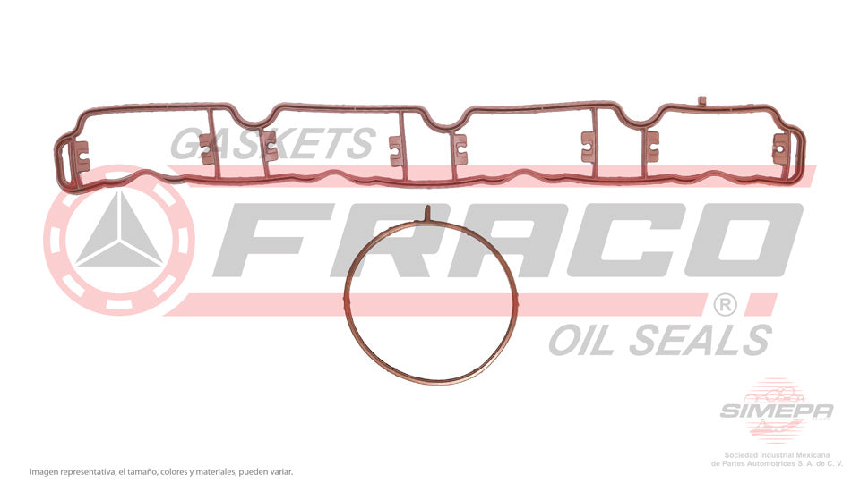 MIX-8640170 - EMPAQUE MULTIPLE DE ADMISION PARA AUDI A3 L4 2.0 L 16 V. DOHC TURBO 2006-2008