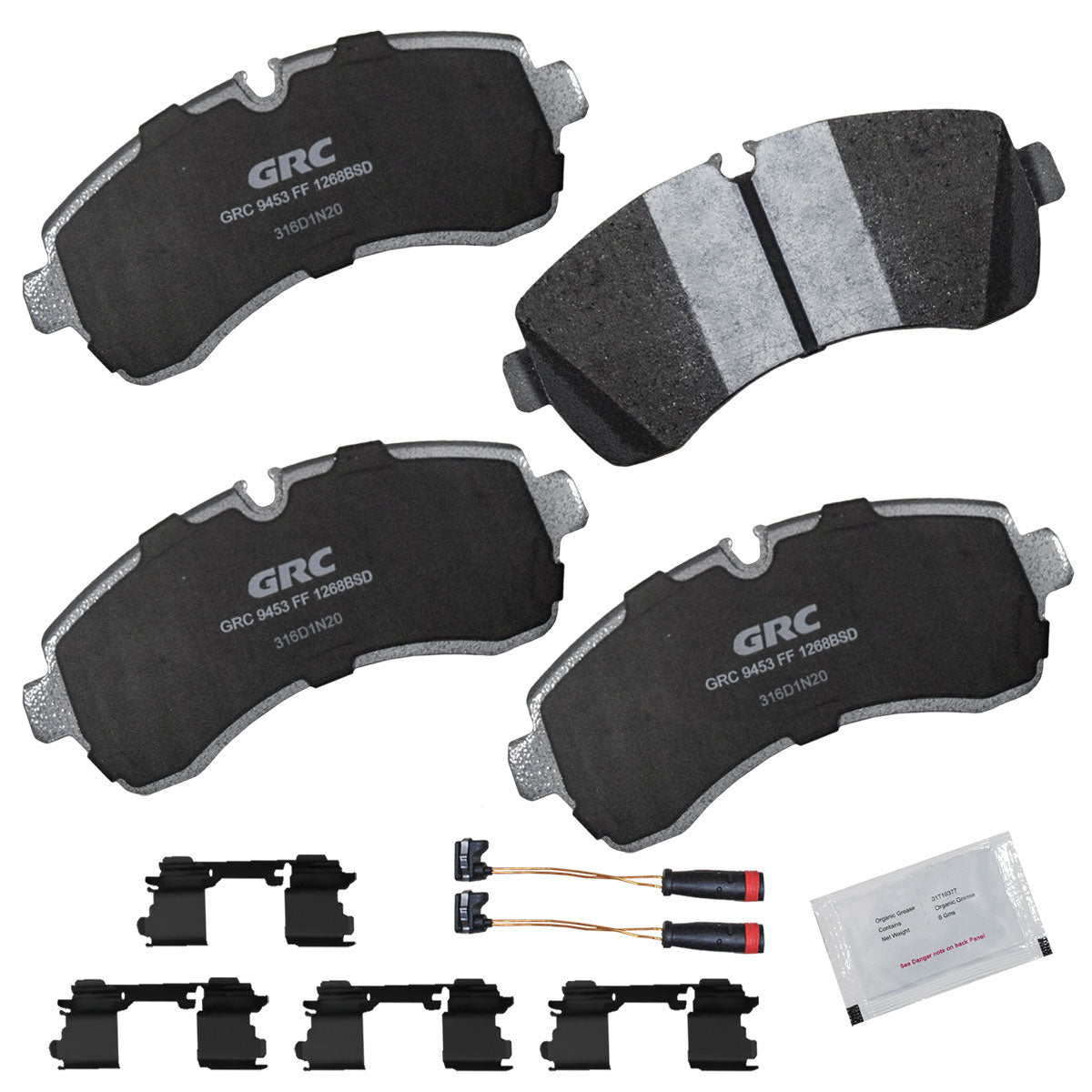 GPRD1268BSD - BALATAS SEMIMETALICAS DELANTERAS PARA DODGE SPRINTER 3500 2007-2009
