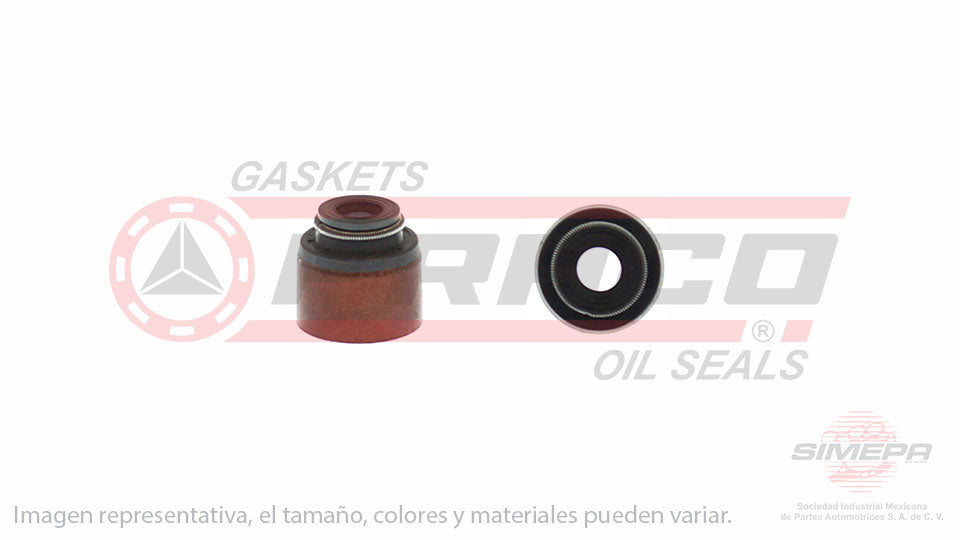 S-5282-V - (50 PIEZAS) SELLO DE VALVULA (RETEN) PARA DODGE ATTITUDE L4 1.4 L 16 V. DOHC G4FA 2011-2014