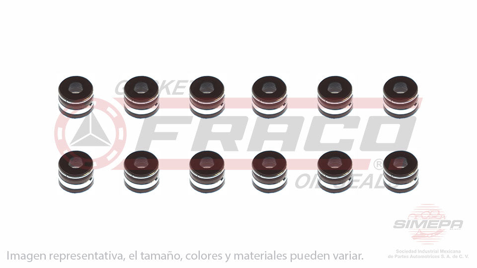 SS-9519-V-12 - SELLOS DE VALVULA POR JUEGOS PARA FORD AEROSTAR V6 3.0 L VULCAN 12 V. OHV 1986-1997