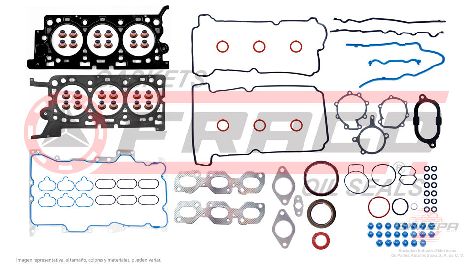 FSX-2662056 - JUEGO DE EMPAQUES PARA FORD ESCAPE V6 3.0 L DOHC 24 V. DURATEC 2001-2003
