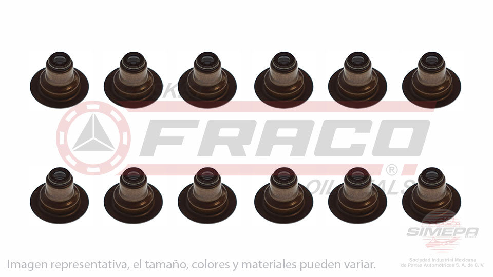 SS-2409-V-12 - SELLOS DE VALVULA POR JUEGOS PARA BUICK CENTURY V6 3.1 L. 12 V OHV VIN M 1996-1999