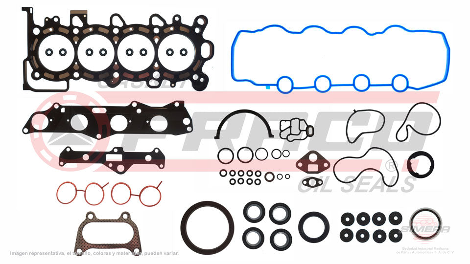 FSX-3540035 - JUEGO DE EMPAQUES PARA HONDA CIVIC L4 1.3 L 8 V SOHC LDA2 2006-2011