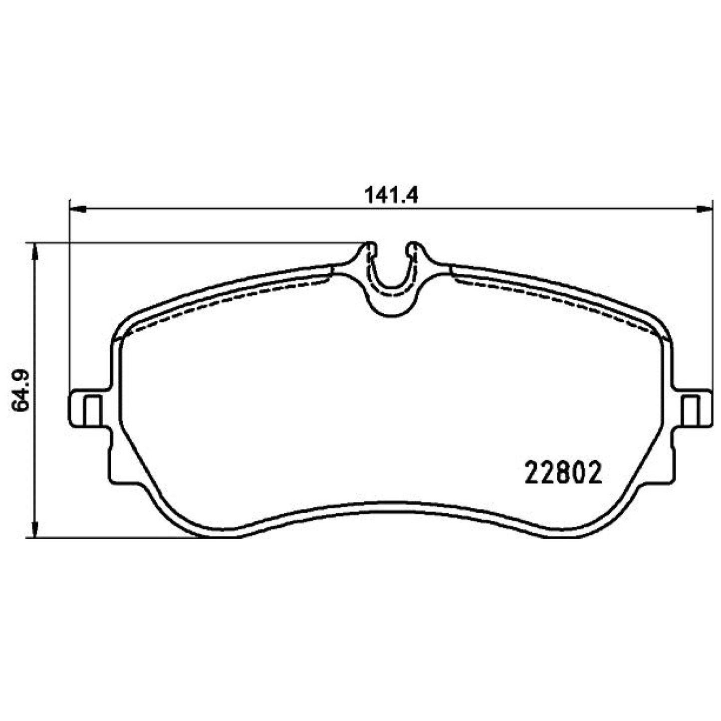 BRE-P85172 - BALATAS TRASERAS PARA VOLKSWAGEN AMAROK HIGHLINE 2018-2020