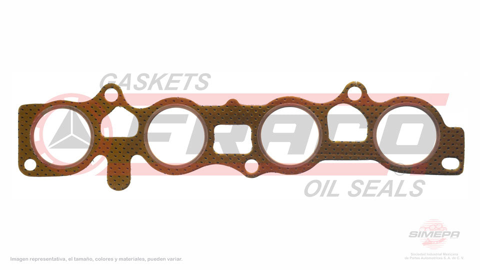 MEX-5840185-1 - EMPAQUE MULTIPLE DE ESCAPE PARA NISSAN MARCH L4 1.6 L 16 V. DOHC HR16DE 2008-2010