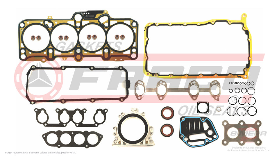 FSX-8640160 - JUEGO DE EMPAQUES PARA VOLKSWAGEN BEETLE L4 2.0 L 8 V. SOHC AEG 1998-2001
