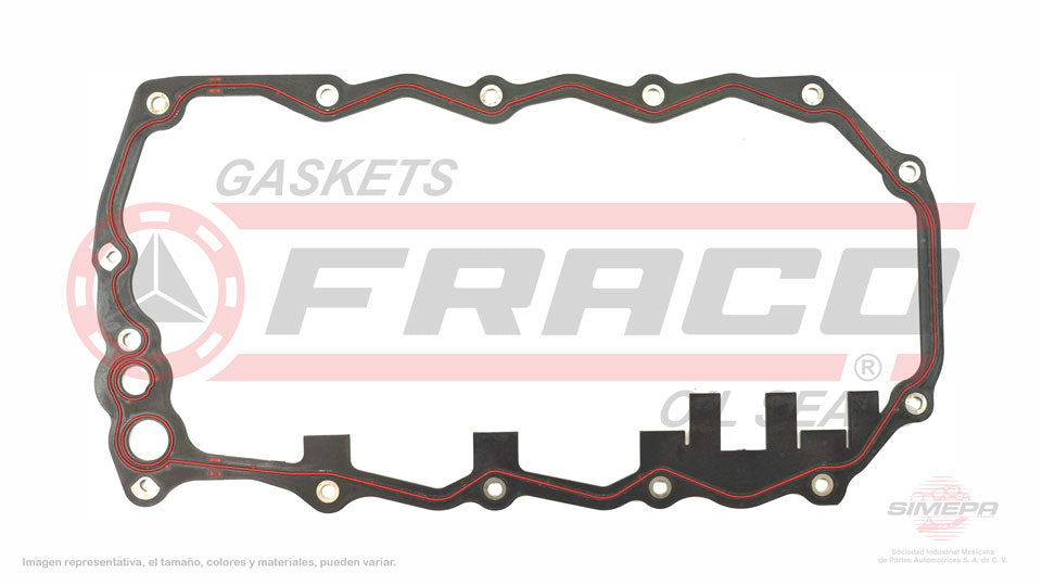 OSX-1140076 - EMPAQUE DE CARTER PARA CHRYSLER PT CRUISER L4 2.4 L DOHC 16 V. EDZ DOHC 2002-2004