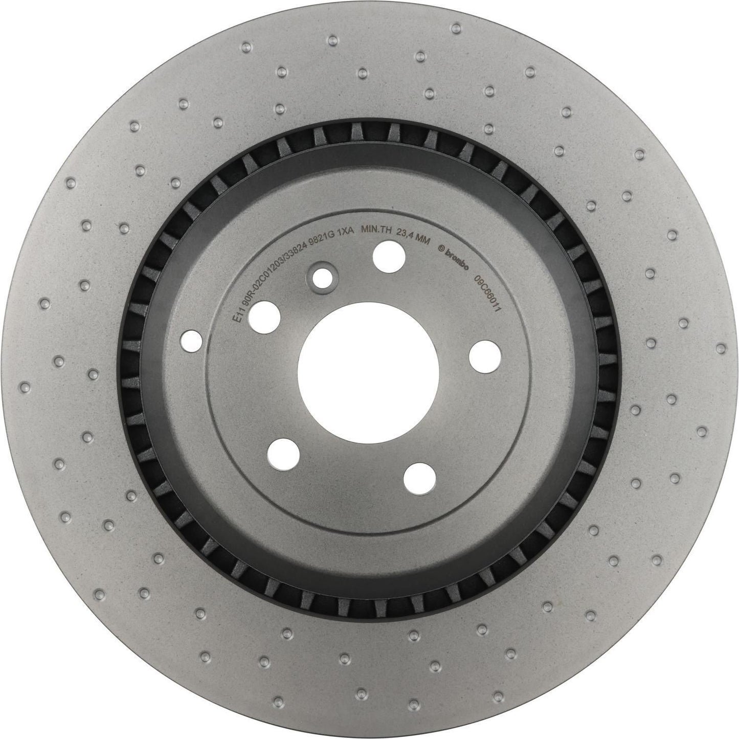 BRE-09.C660.11 - PAR DE DISCOS DE FRENO TRASEROS PARA MERCEDES-BENZ ML63 AMG BASE 2007-2011