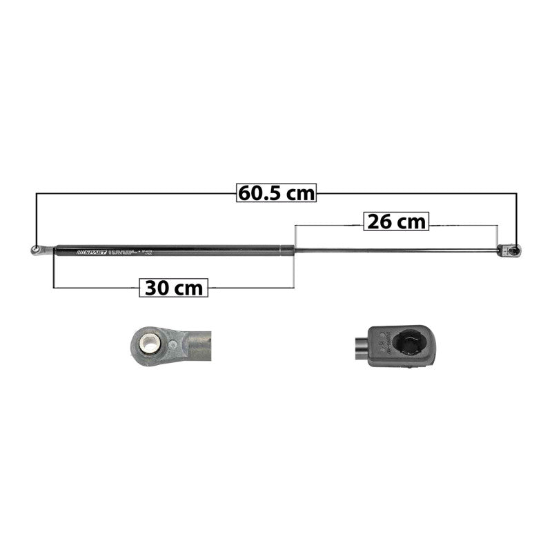 MANJ-33493 - AMORTIGUADOR VIDRIO TRASERO PARA CHEVROLET BLAZER (S10) 1995-2004 TRASERO