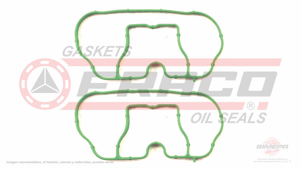 MIX-2640017 - EMPAQUE MULTIPLE DE ADMISION PARA FORD FIESTA L4 1.6 L SOHC 8 V. SOHC ZETEC-ROCAM 2001-2010