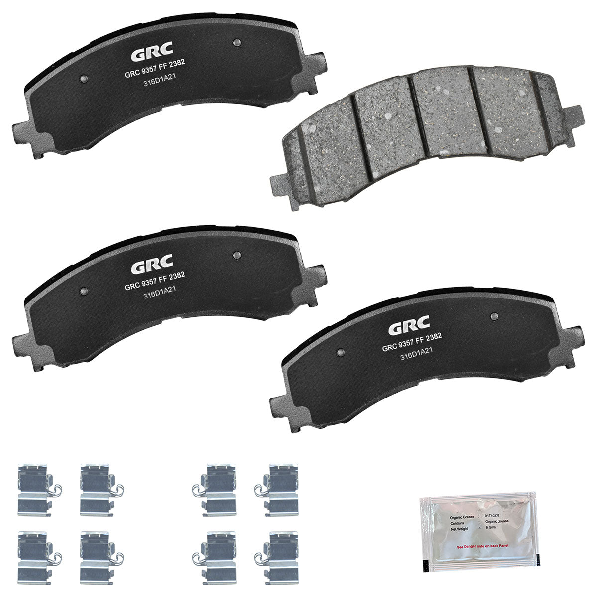 GCD2382 - BALATAS CERAMICAS DELANTERAS PARA FORD BRONCO RAPTOR 2022-2023