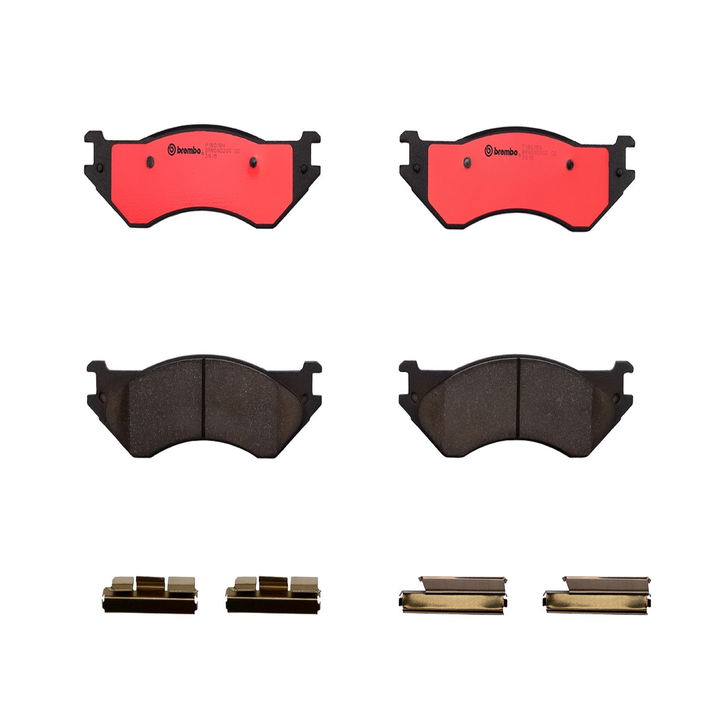 BRE-P18019N - BALATAS DELANTERAS PARA DODGE RAM 1500 CUSTOM 2001-2001
