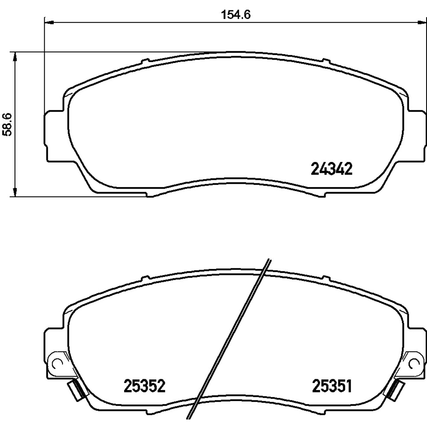 BRE-P28068 - BALATAS DELANTERAS PARA ACURA RDX A-SPEC 2019-2019