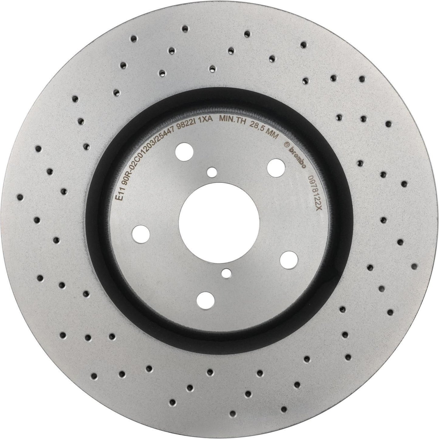 BRE-09.7812.2X - PAR DE DISCOS DE FRENO DELANTEROS PARA SUBARU IMPREZA WRX STI 2007-2012