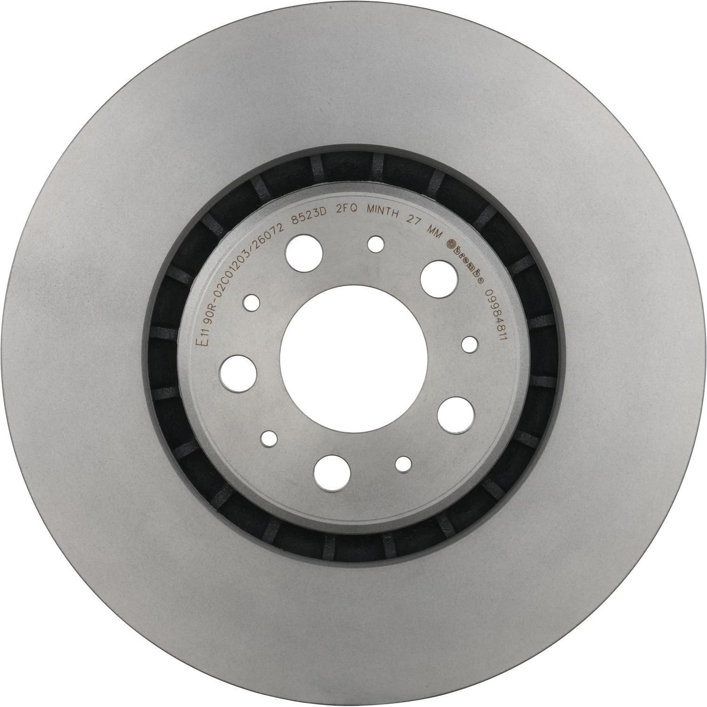 BRE-09.9848.11 - PAR DE DISCOS DE FRENO DELANTEROS PARA VOLVO XC90 2.5T 2004-2007