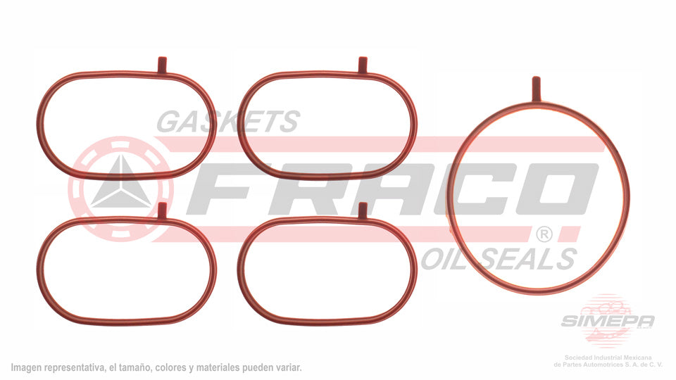 MIX-3540230 - EMPAQUE MULTIPLE DE ADMISION PARA HONDA CIVIC 2.0 L DOHC L4 16 V DOHC K20C2 2016-2021