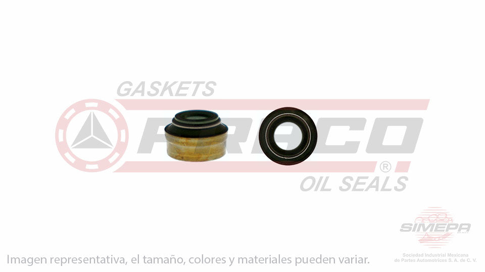 S-5801-V - (50 PIEZAS) SELLO DE VALVULA (RETEN) PARA FORD AEROSTAR V6 4.0 L OHV 12 V. OHV 1990-1994