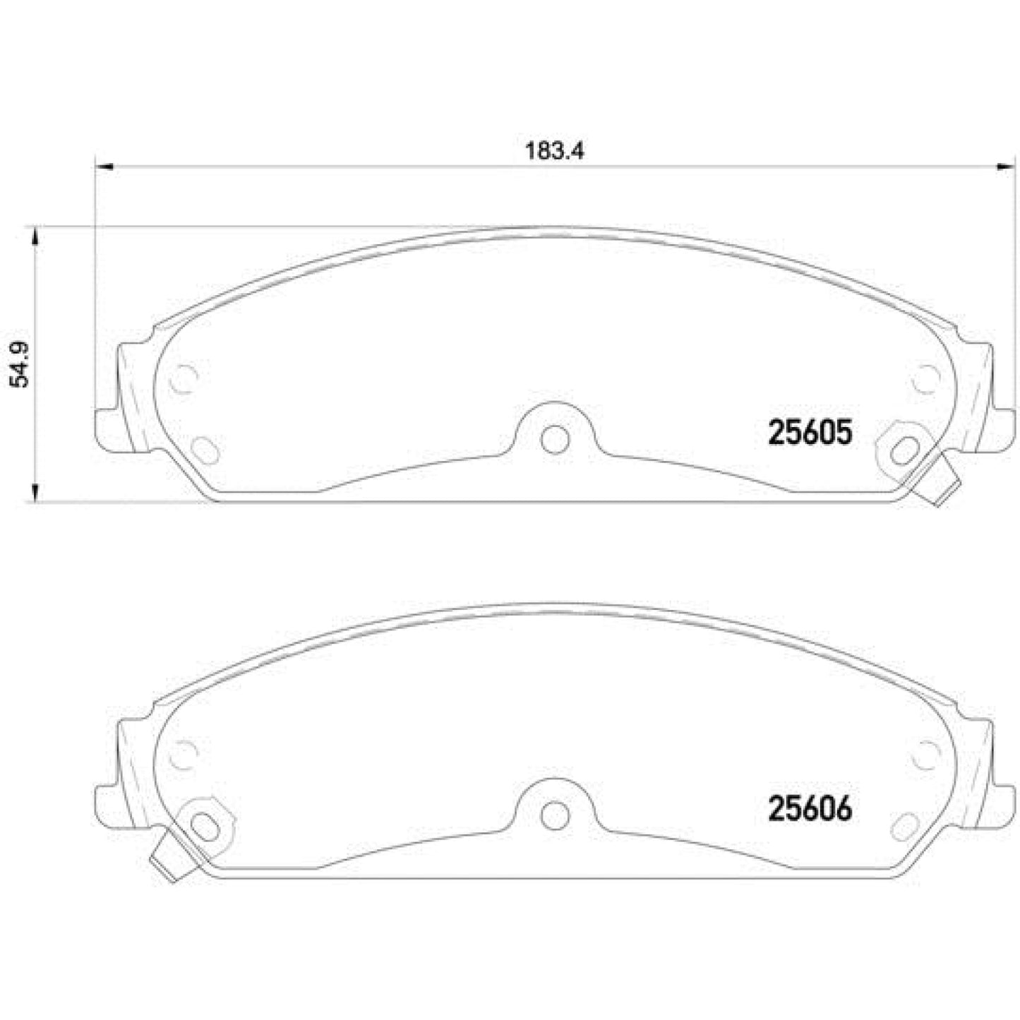 BRE-P23149 - BALATAS DELANTERAS PARA DODGE CHALLENGER SCAT PACK 2015-2016