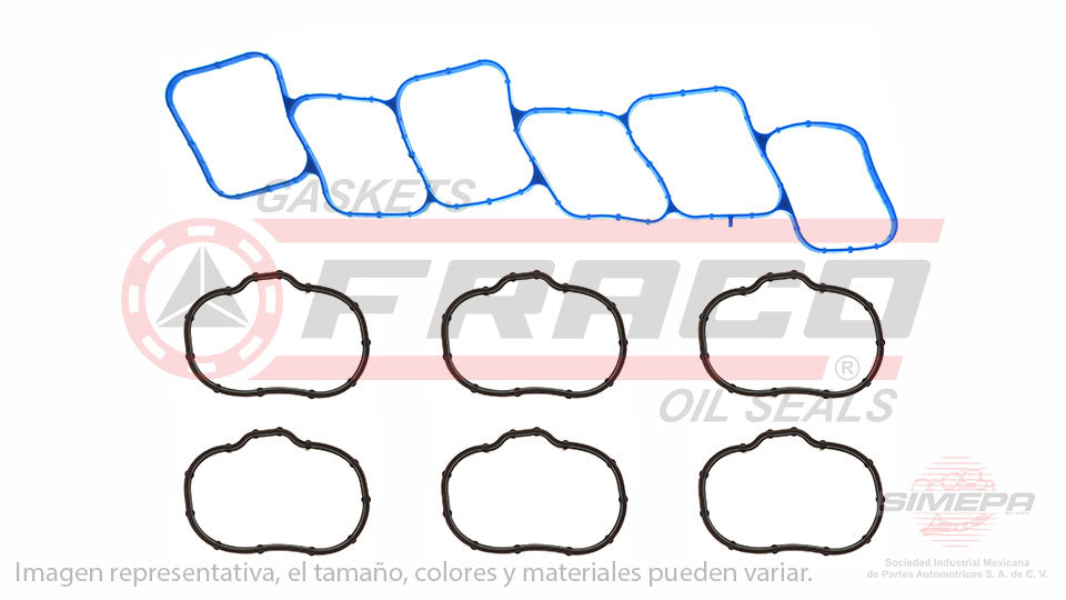 MIX-2662062 - EMPAQUE MULTIPLE DE ADMISION PARA FORD ESCAPE V6 3.0 L DOHC 24 V. DURATEC 2009-2012