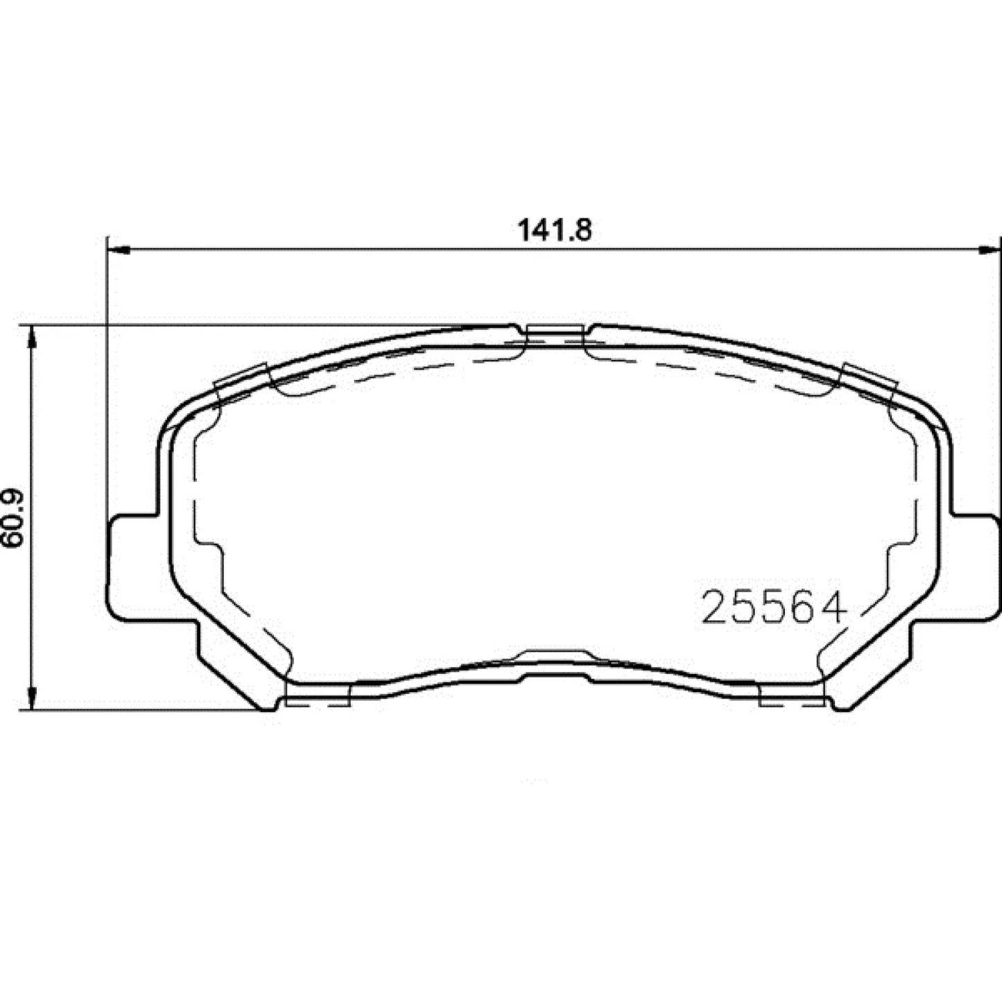 BRE-P37019 - BALATAS DELANTERAS PARA CHRYSLER 200 C 2015-2016