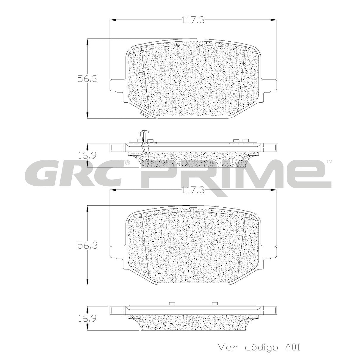 GPRD2231SD - BALATAS LOW METAL TRASERAS PARA FORD EXPLORER ST 2024-2024