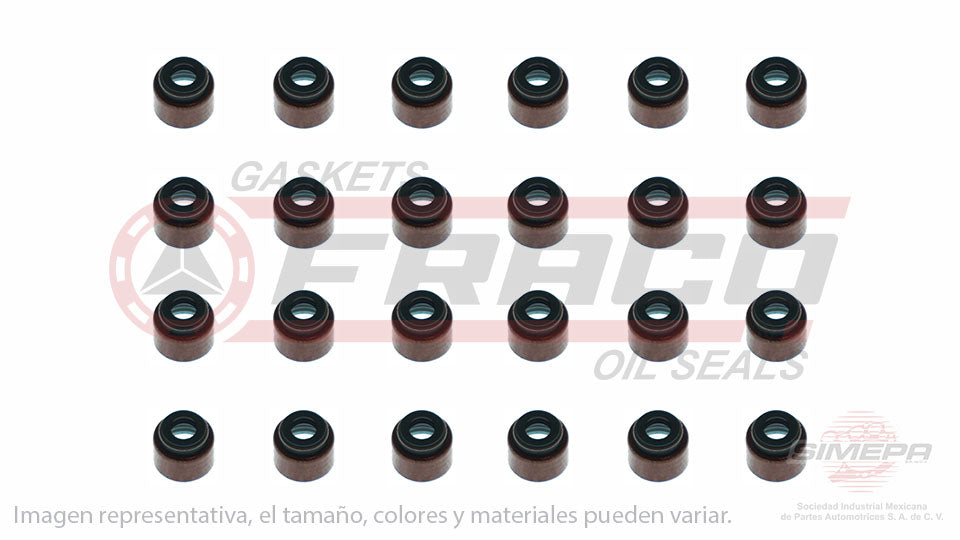 SS-5221-V-24 - SELLOS DE VALVULA POR JUEGOS PARA SUZUKI GRAND VITARA V6 2.7 L 24 V. DOHC H27A 2001-2002