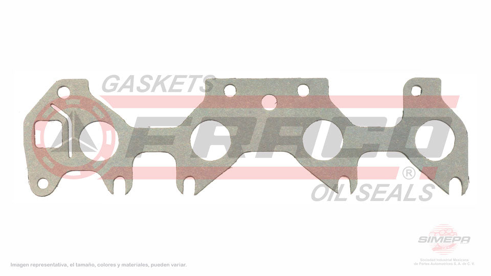 MIX-1640020 - EMPAQUE MULTIPLE DE ADMISION PARA CHEVROLET CHEVY L4 1.4 L 8 V. SOHC C14NZ 1994-2002