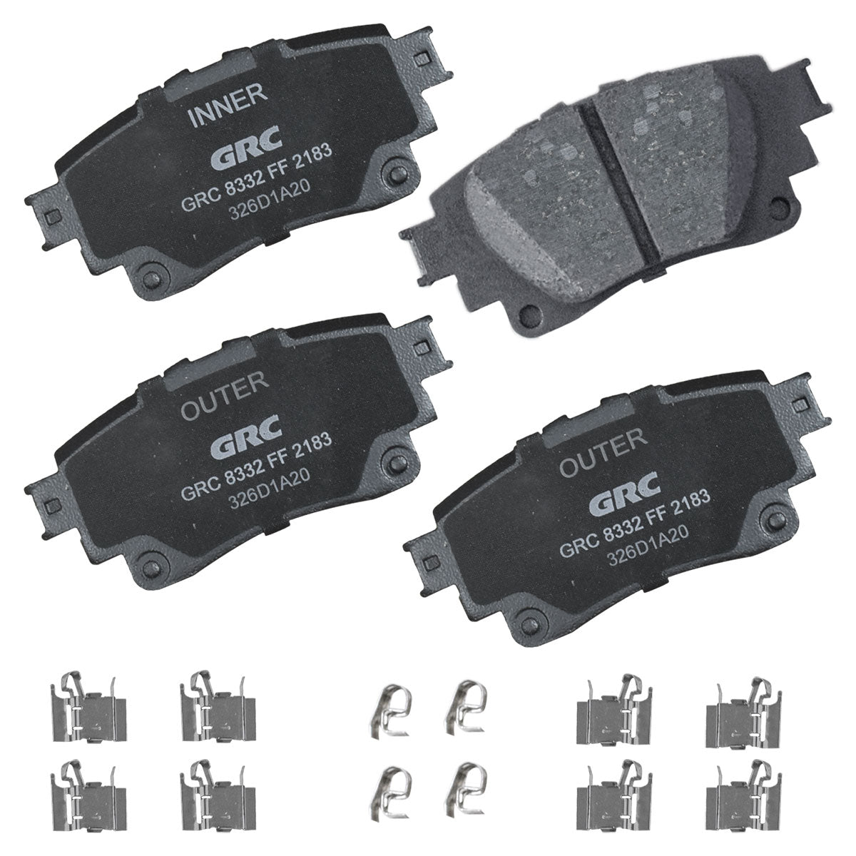 GCD2183 - BALATAS CERAMICAS TRASERAS PARA LEXUS IS300 2021-2024
