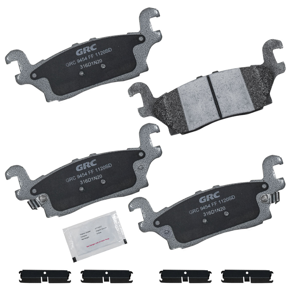GPRD1120SD - BALATAS SEMIMETALICAS TRASERAS PARA HUMMER H3 3.5L 2006-2006