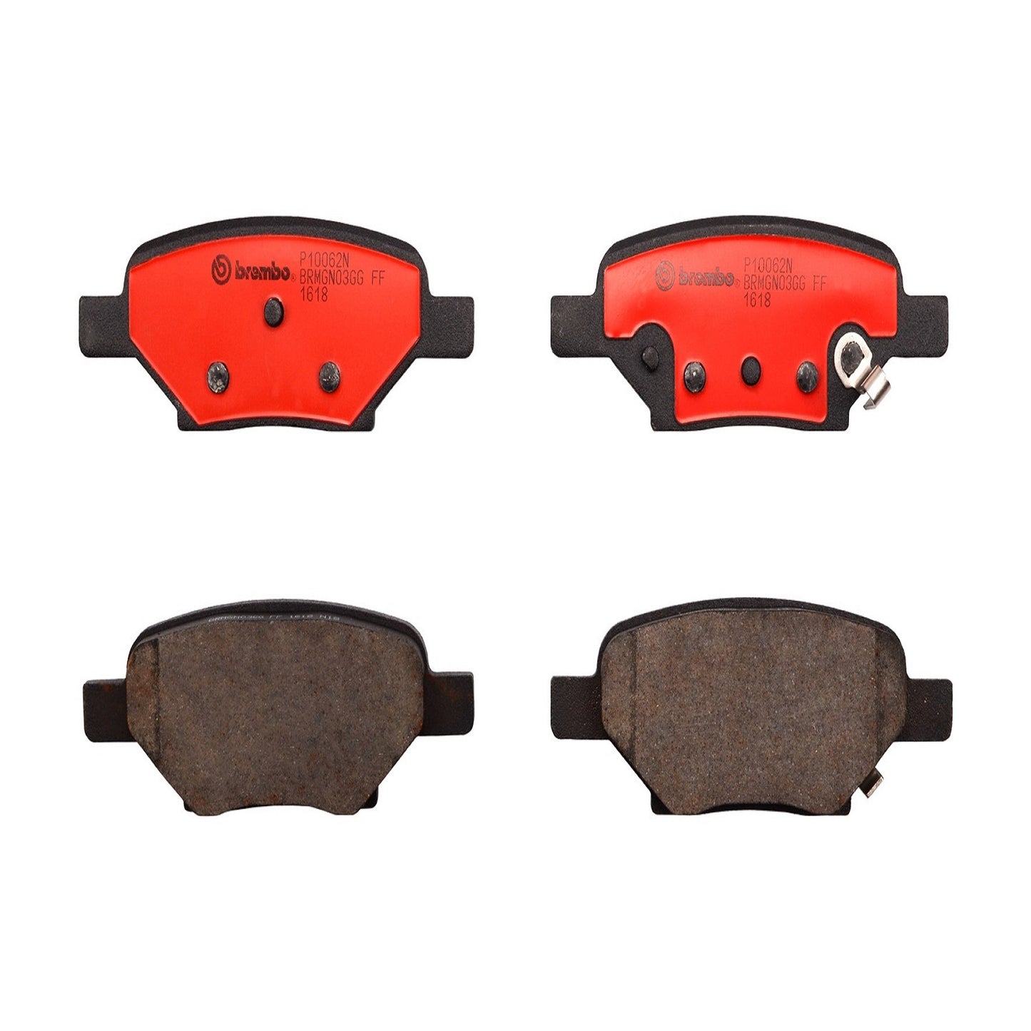 BRE-P10062N - BALATAS TRASERAS PARA CHEVROLET MALIBU BASE 2009-2009