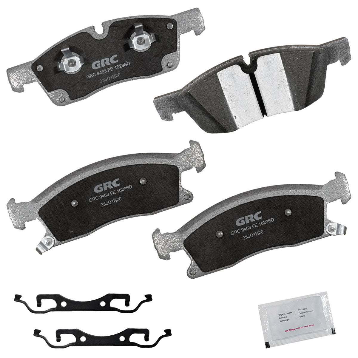 GPRD1629SD - BALATAS SEMIMETALICAS DELANTERAS PARA DODGE DURANGO 2012-2015