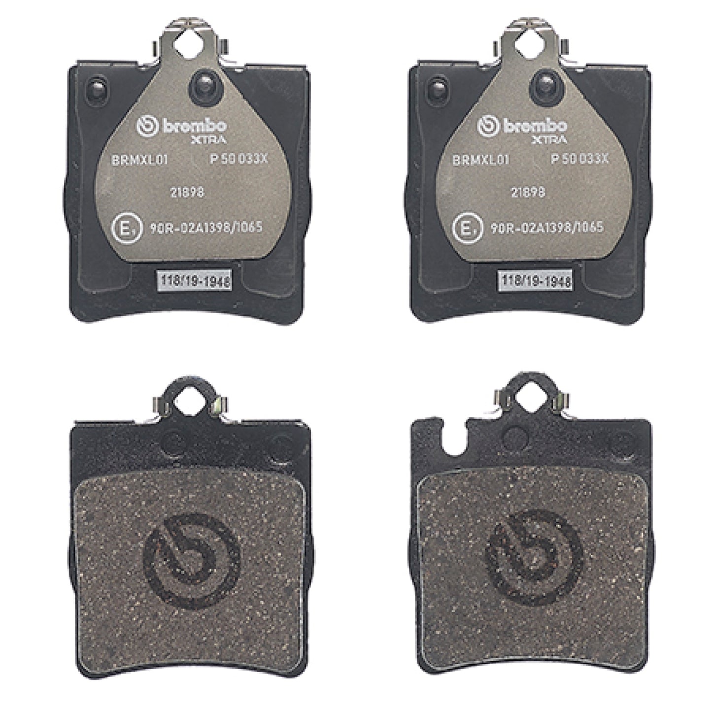 BRE-P50033X - BALATAS TRASERAS PARA MERCEDES-BENZ C230 KOMPRESSOR 2003-2005