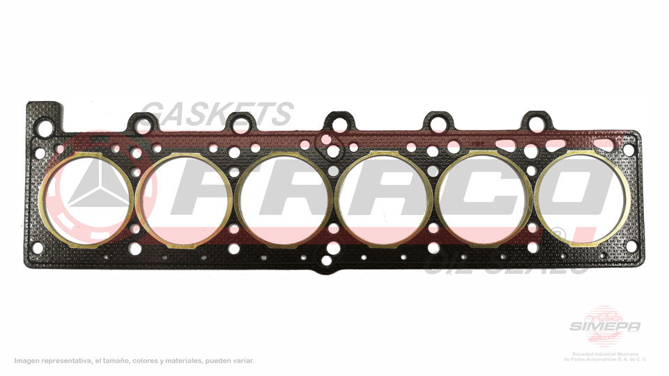 HGX-0860001-SB - EMPAQUE DE CABEZA PARA BMW 320 L6 2.0 L 12 V. SOHC M20 1977-1982