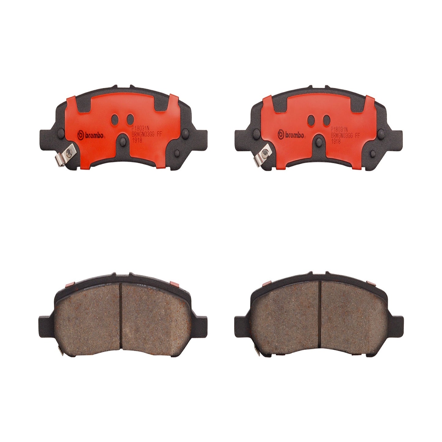BRE-P18031N - BALATAS TRASERAS PARA DODGE DART AERO 2013-2016